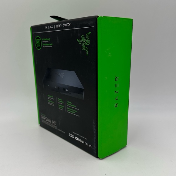 NEW Razer Ripsaw HD Game Streaming Capture Card: 4K Passthrough, 1080P 60FPS Rec - Picture 9 of 15